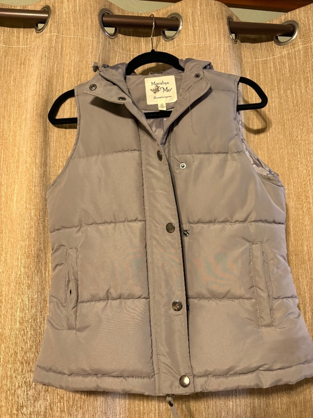 Hooded vest. Never Worn- Like new!